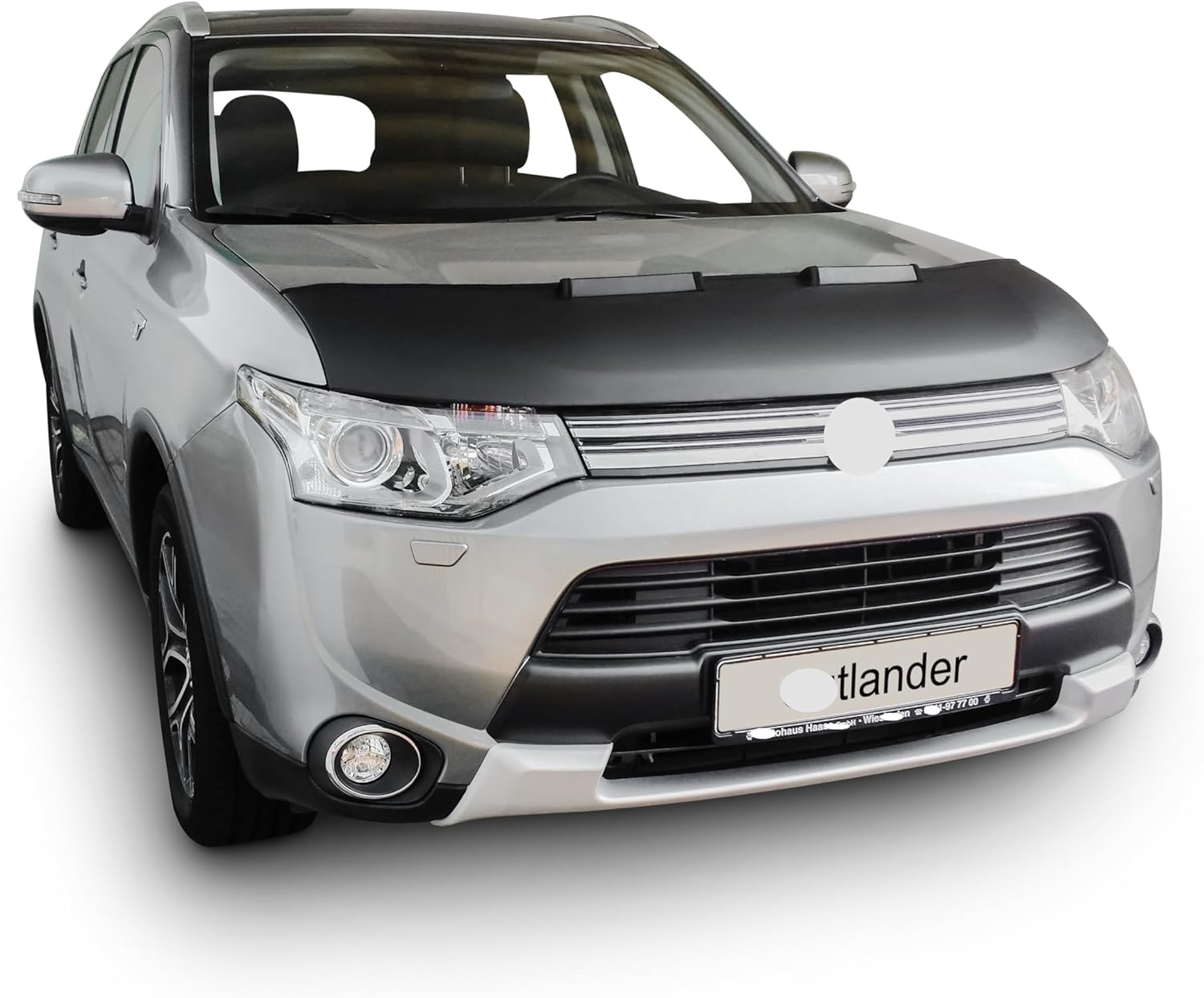 Hood Bra Front End Nose Mask Compatible with Mitsubishi Outlander Since 2012 Bonnet Bra STONEGUARD Protector Tuning