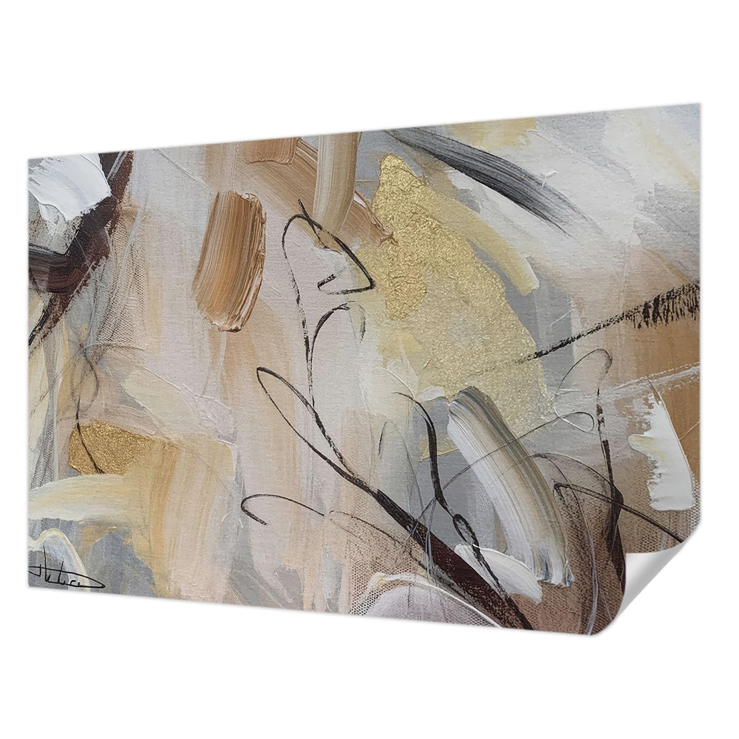 Papier peint autocollant pour salon et chambre moderne Tulup déco 152x104 cm