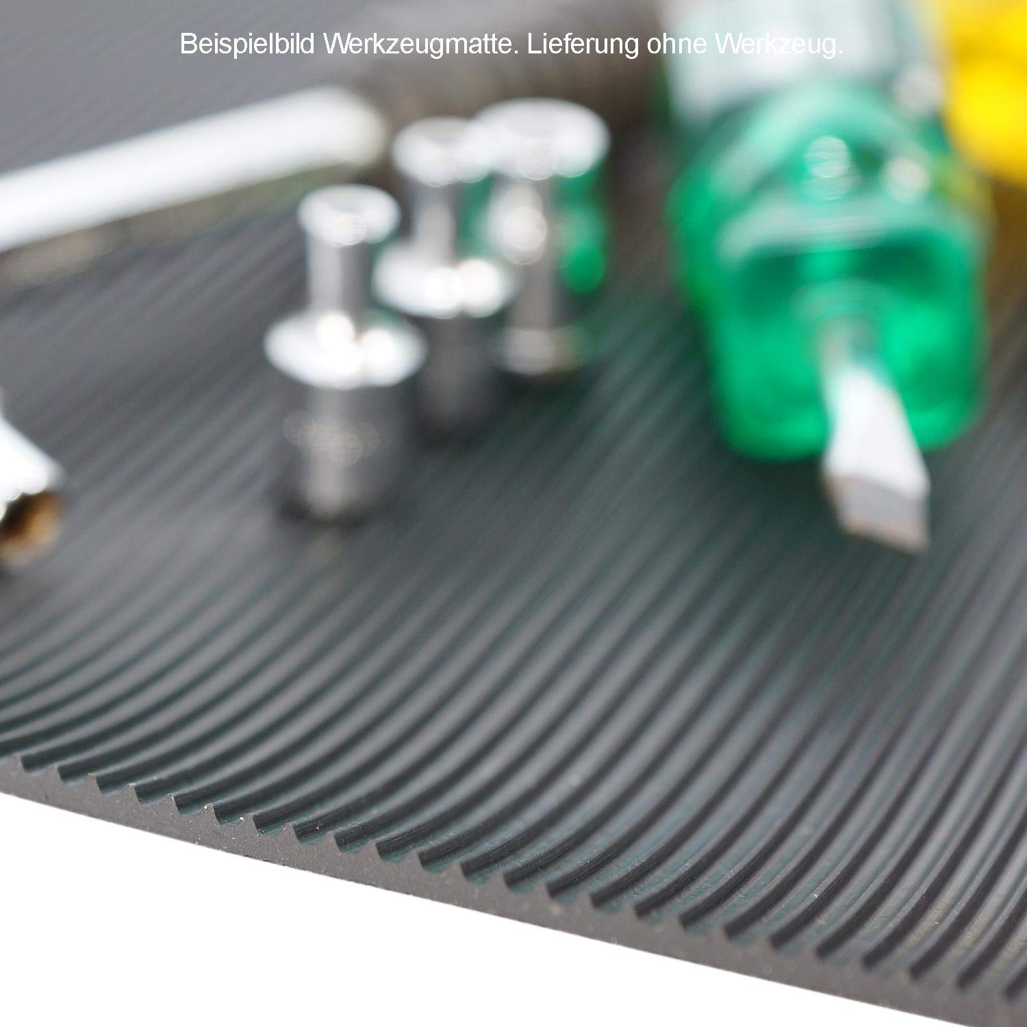 3m² Feinriefenmatte Premium 1,2 x 2,50m, weniger Gummigeruch, Stärke: 3mm, Schwarz