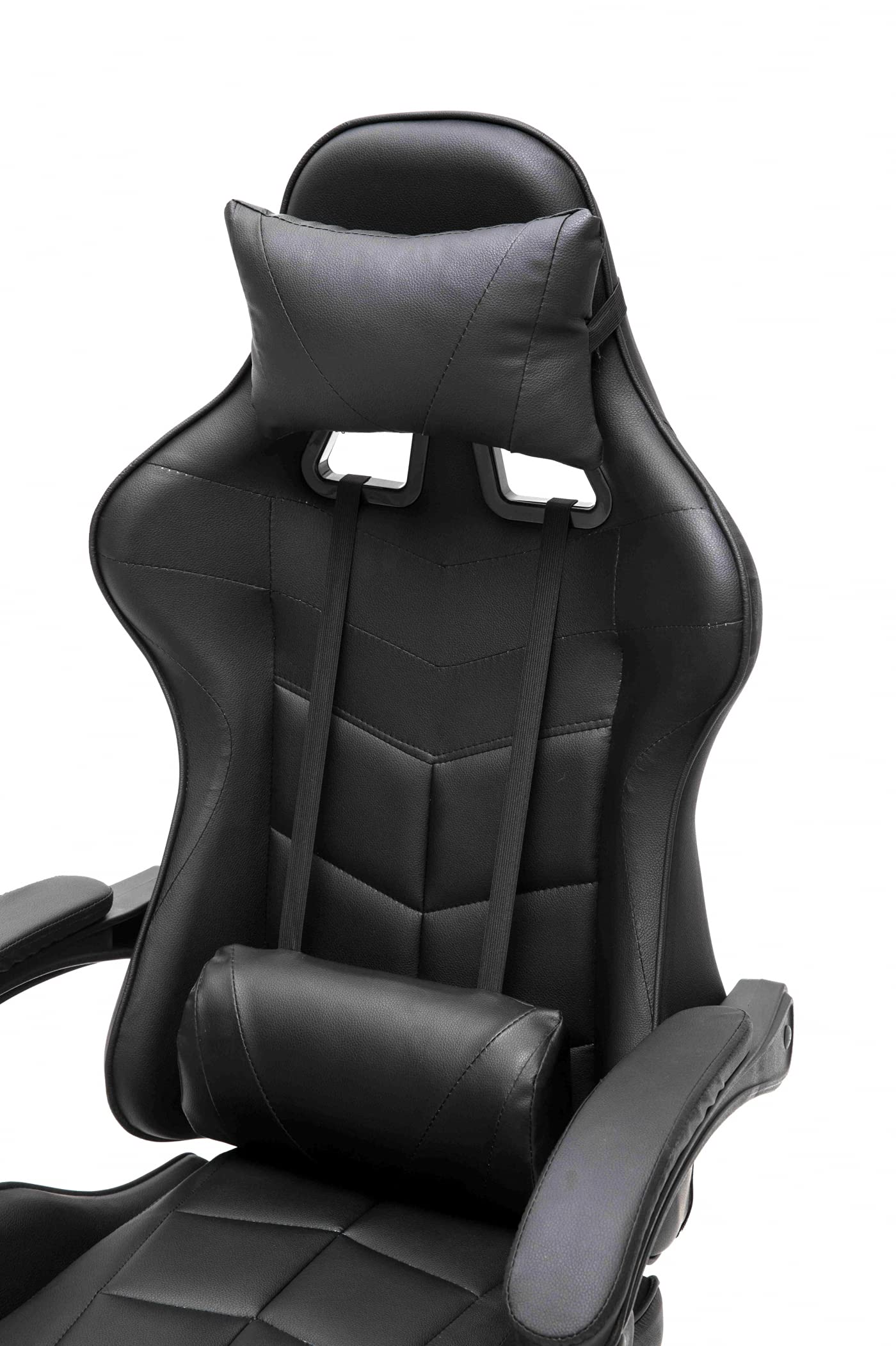 Gamestoel met voetsteun Cyclone tieners – bureaustoel – racing gaming stoel – roze wit Gamestoel met voetsteun Cyclone tieners – bureaustoel – racing gaming stoel – roze wit