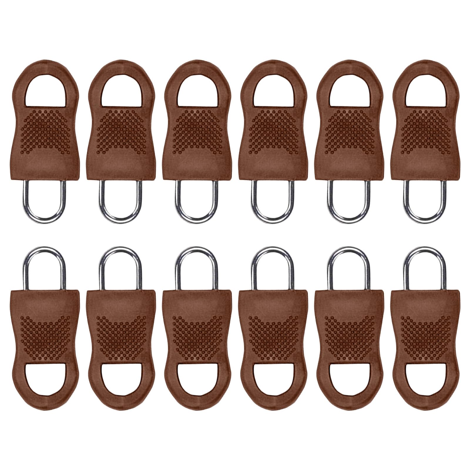 YROHGKPN Of 12 Removable Zippers Pulls Detachable Pulls Replacements Sliders Mend Fixer for Suitcase Luggage Luggage Replacement