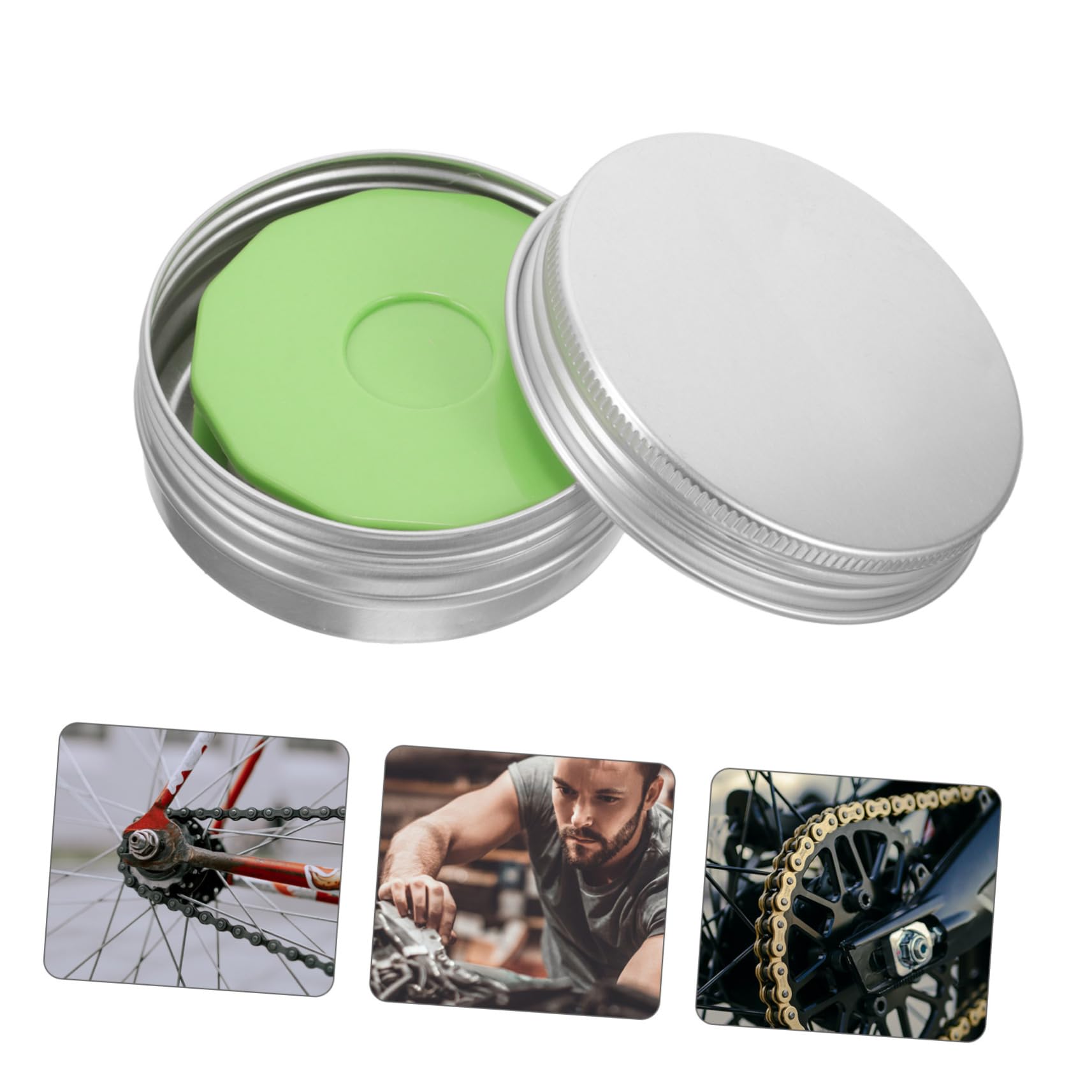 GALPADA 2sets -in-one Chain Lubricator Tool Bike Chain Oiler Roller Easy to Use Bike Lubricator for Cycling Equipment 2pcs*2