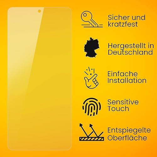 Miniatura 3 de Protector de pantalla compatible con Xiaomi Poco X3 Pro, película protectora antirreflectante y absorbente de golpes FX (3X)