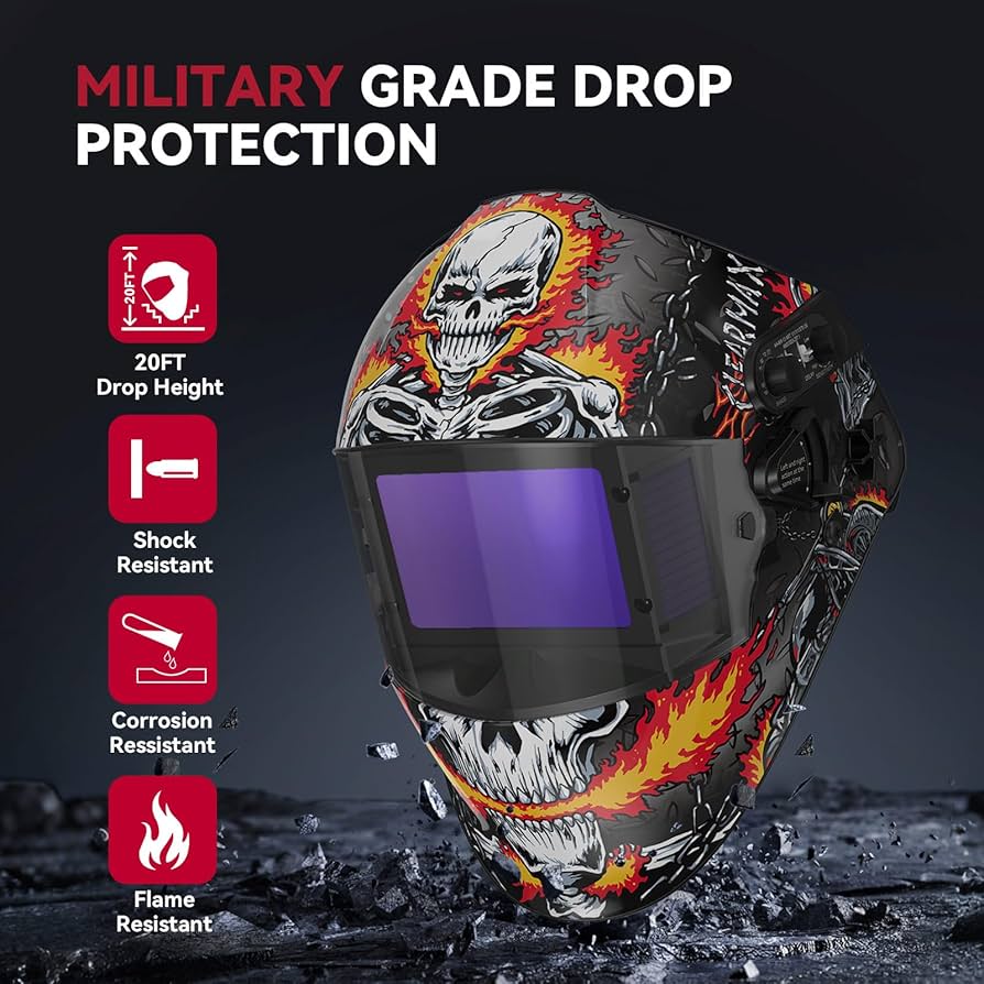 Rollink × CAPTAINS HELM Lincoln Viking 3350 Auto Darkening Welding Helmet - Superior