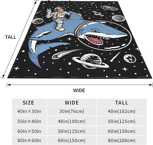Miniatura 3 de Manta de franela personalizada con fotos, texto, manta de tiburón personalizada, manta de franela personalizada, regalo de cumpleaños para adultos y