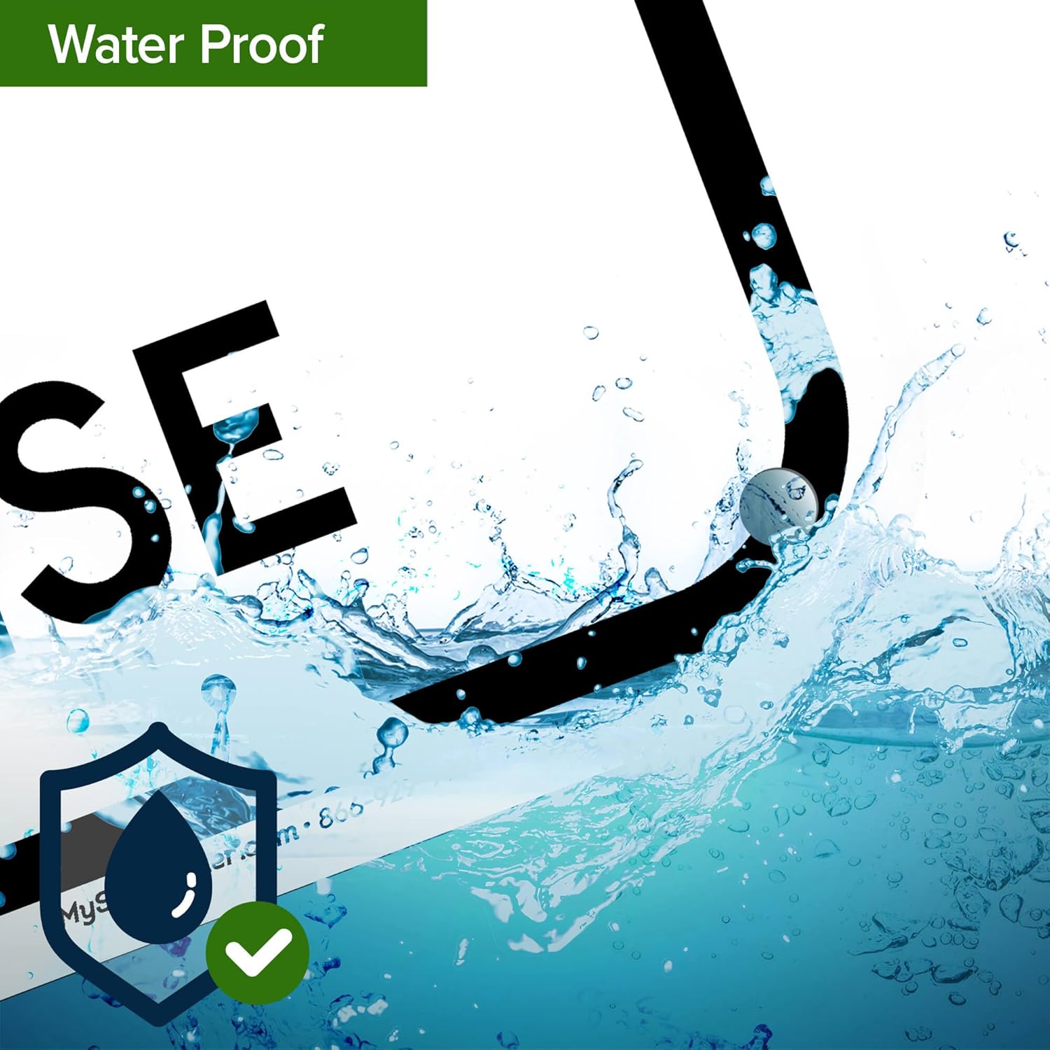 Customer Parking Only Unauthorized Vehicles Will Be Towed Away At Vehicle Owner's Expense Sign, 18"x24" Polyethylene, Indoor/Outdoor Use, USA MADE By My Sign Center