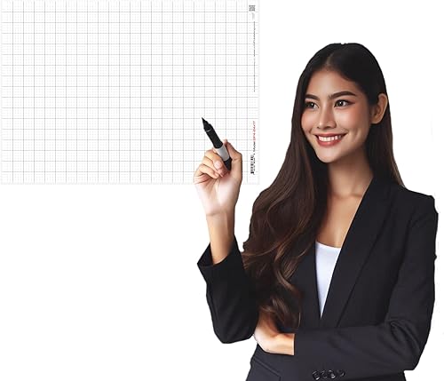 Miniatura 7 de Solo papel - Papel cuadriculado de 1 pulgada y 1/5 pulgadas a rayas (24 x 36)