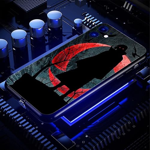 Miniatura 7 de Funda con luz LED compatible con iPhone 12ProMax, cubierta trasera de vidrio templado brillante a prueba de golpes, para mujeres geniales y hombres