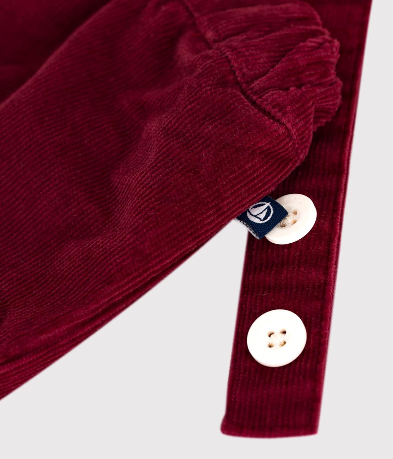 [プチバトー] ショートサロペット A0EDU レッド 12ヶ月 74cm