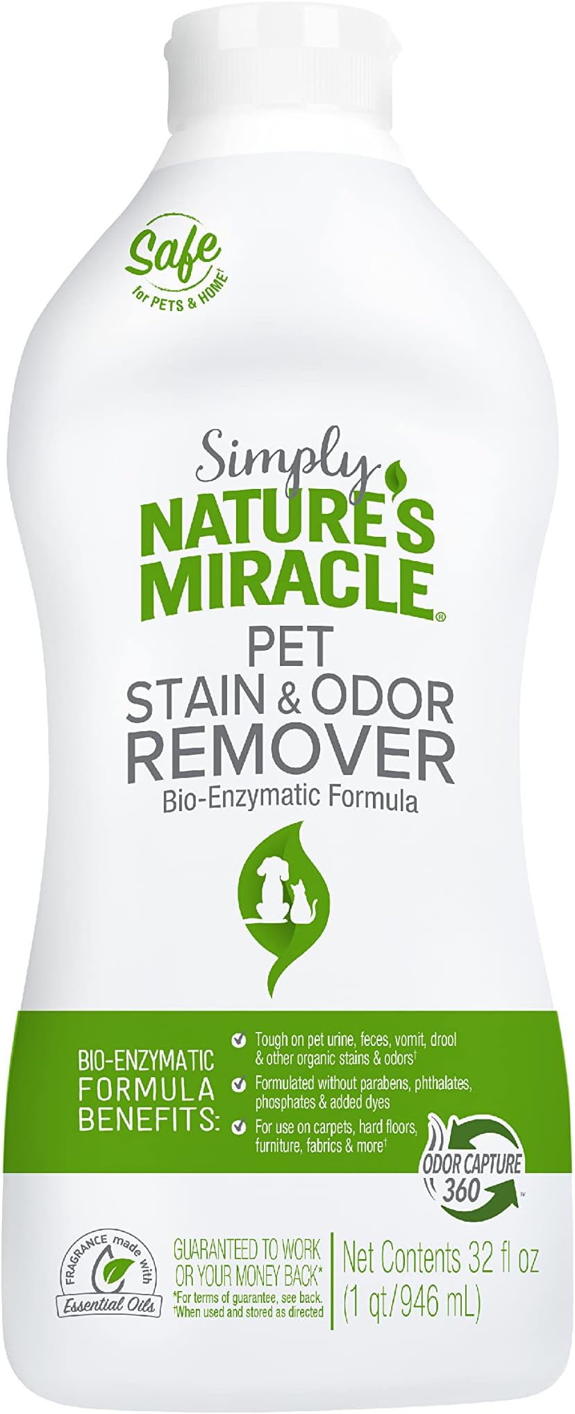 Nature's Miracle Simply Pet Stain and Odor Remover, 128