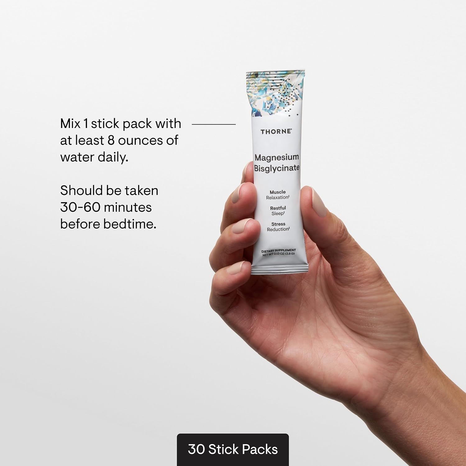 THORNE - Magnesium Bisglycinate - Powdered Magnesium Formula - Supports Restful Sleep, Muscle Relaxation, Heart Health & Metabolism* - NSF Certified for Sport - Gluten, Dairy & Soy-Free - 30 Servings - Image 6