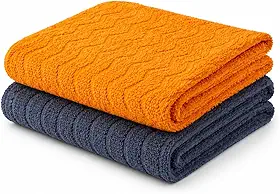 Kit 2 Toalhas Automotivas 70x50 400GSM – Microfibra Jacquard Premium, Alta Absorção, Secagem Rápida para Carro