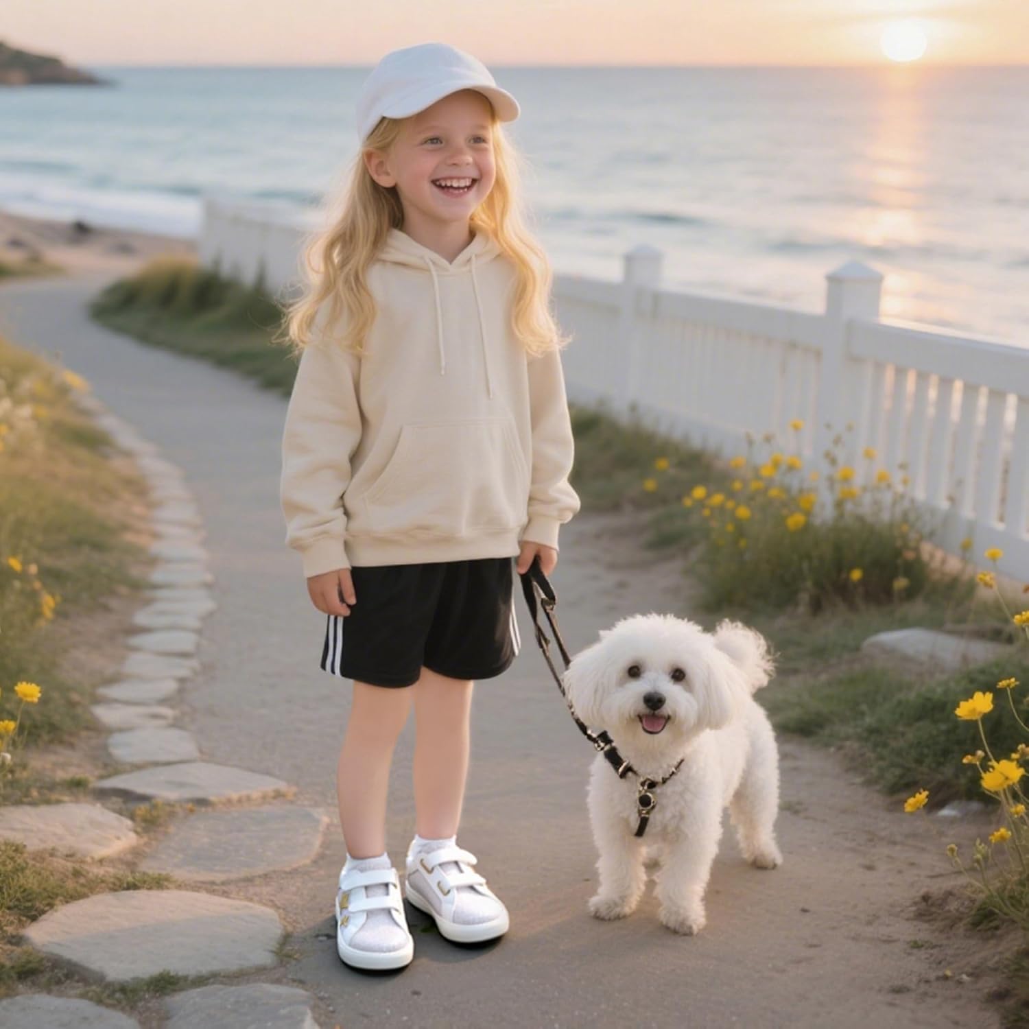 Kiderence Toddler Girls Sneakers Little Girls Running Sports Shoes(Toddler/Little Kids) - Image 3