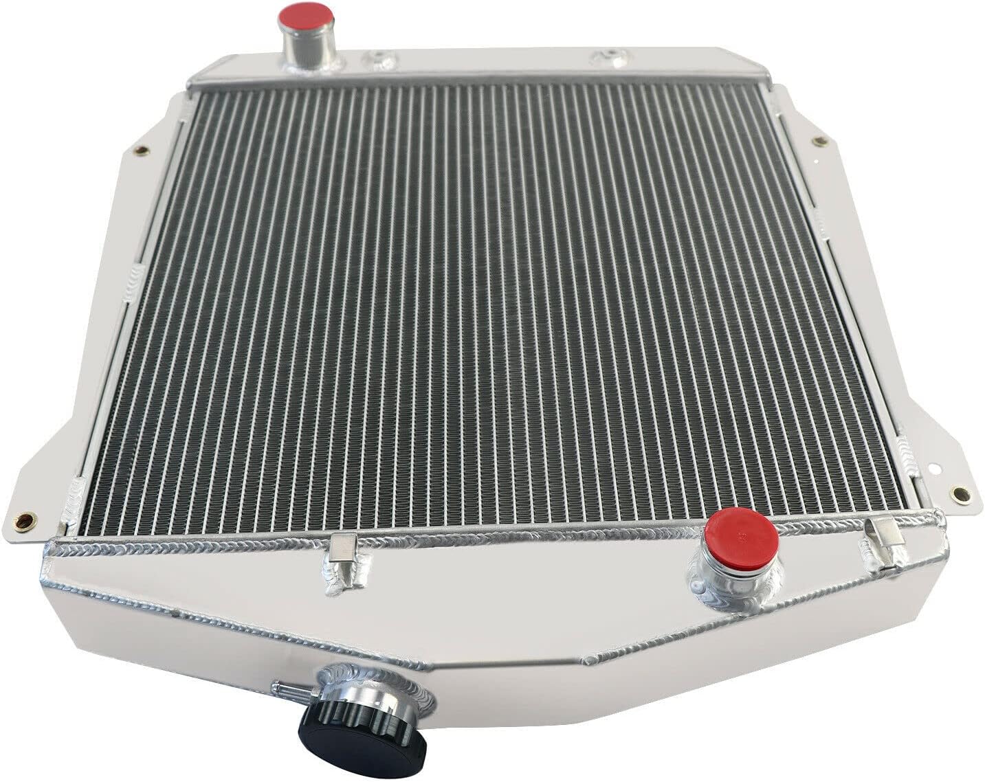 4 Row Aluminum Radiator for 1943-1948 Chevy Fleetmaster Sedan Coupe Fleetline V8