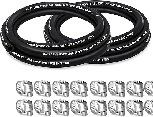 Vista 36 de Línea de combustible 1/2 pulgada ID, manguera de combustible 10 pies, manguera de línea de combustible J30R7 NBR.