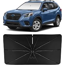 INSAUTO Custom Fit Windshield Sun Shade Umbrella for Subaru Forester 2019-2024, Easy Fold & Store, with Bag, UV & Heat Reflective, Keeps Your Car Cool
