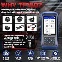 Vista 9 de XTOOL TP150 herramienta de programación TPMS, herramienta universal de aprendizaje/reajuste/activación TPMS (315/433MHz), programador de sensor