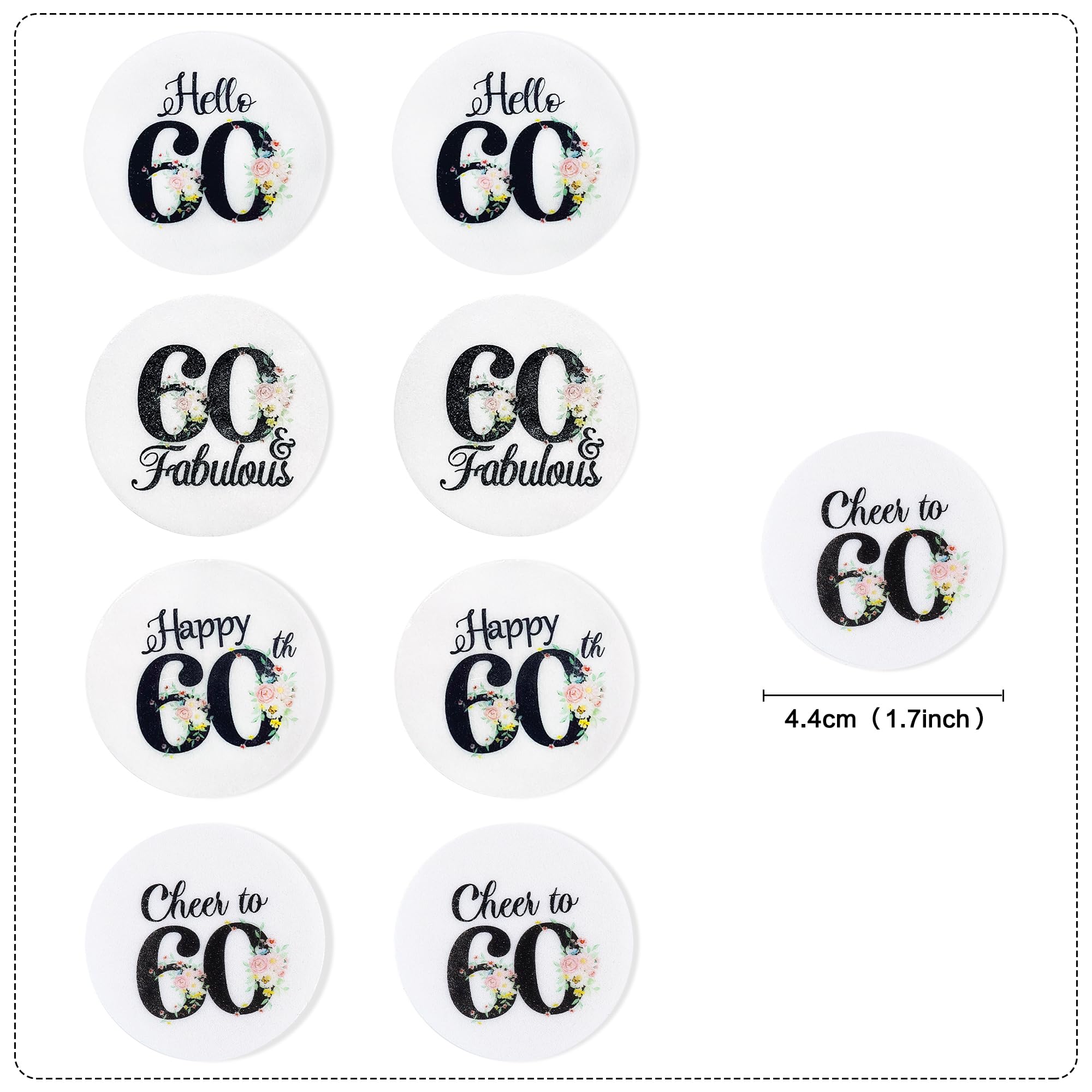 amazon-com-40-pack-edible-60th-birthday-cupcake-toppers-edible-glutinous-rice-paper-hello-sixty-happy-60th-fabulous-drink-toppers-women-men-party-anniversary-party-decorations-supplies-grocery-gourmet-food for Free Printable 40th Birthday Cupcake Toppers Amazon.com: 40 Pack Edible 60th Birthday Cupcake Toppers Edible Glutinous Rice Paper Hello Sixty Happy 60th Fabulous Drink Toppers Women Men Party Anniversary Party Decorations Supplies : Grocery & Gourmet Food for Free Printable 40th Birthday Cupcake Toppers