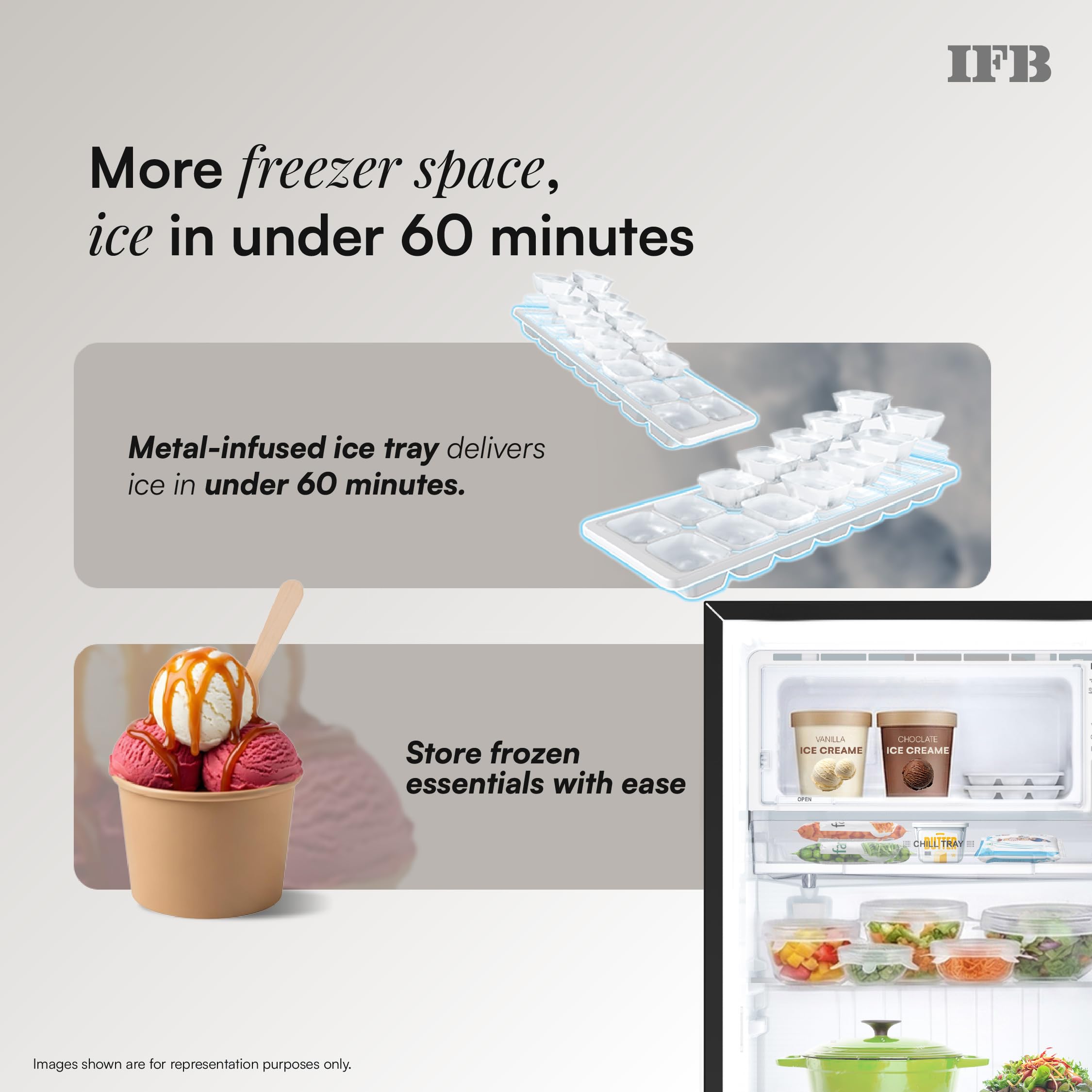 IFB 197L Refrigerator - 5 Star Energy Efficient -5
