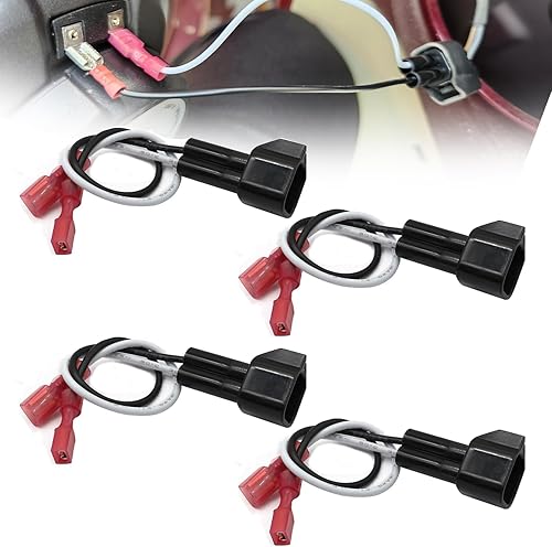 4 adaptadores de arnés de altavoz de puerta delantera y trasera compatibles con Ford F-150 1999 2000 2001 2002 2003 2004 2005 2006 2007 2008 2009