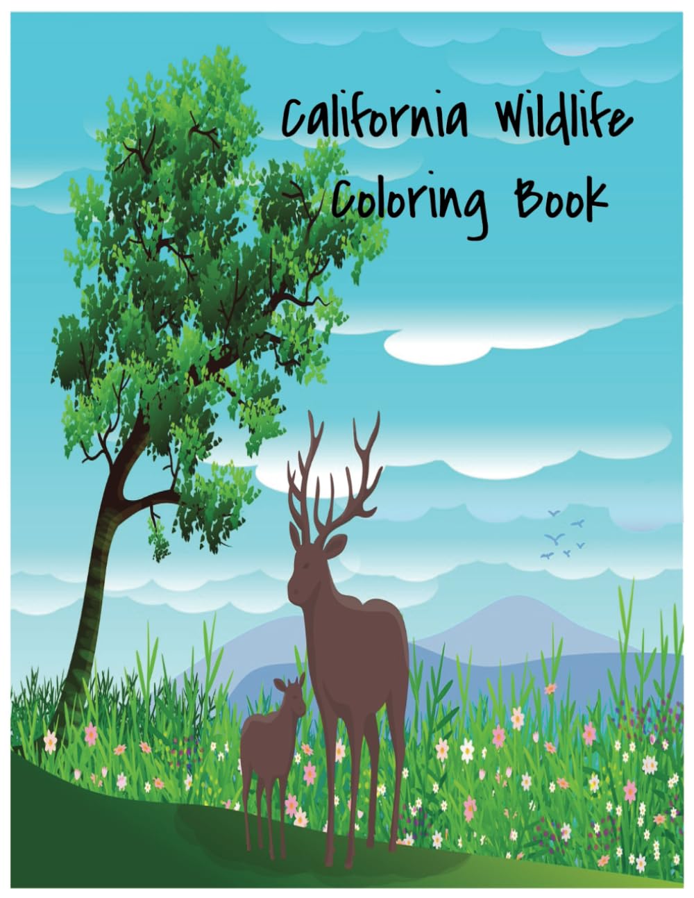 California Wildlife Coloring Book: Relaxing Coloring Book for Children and Adults