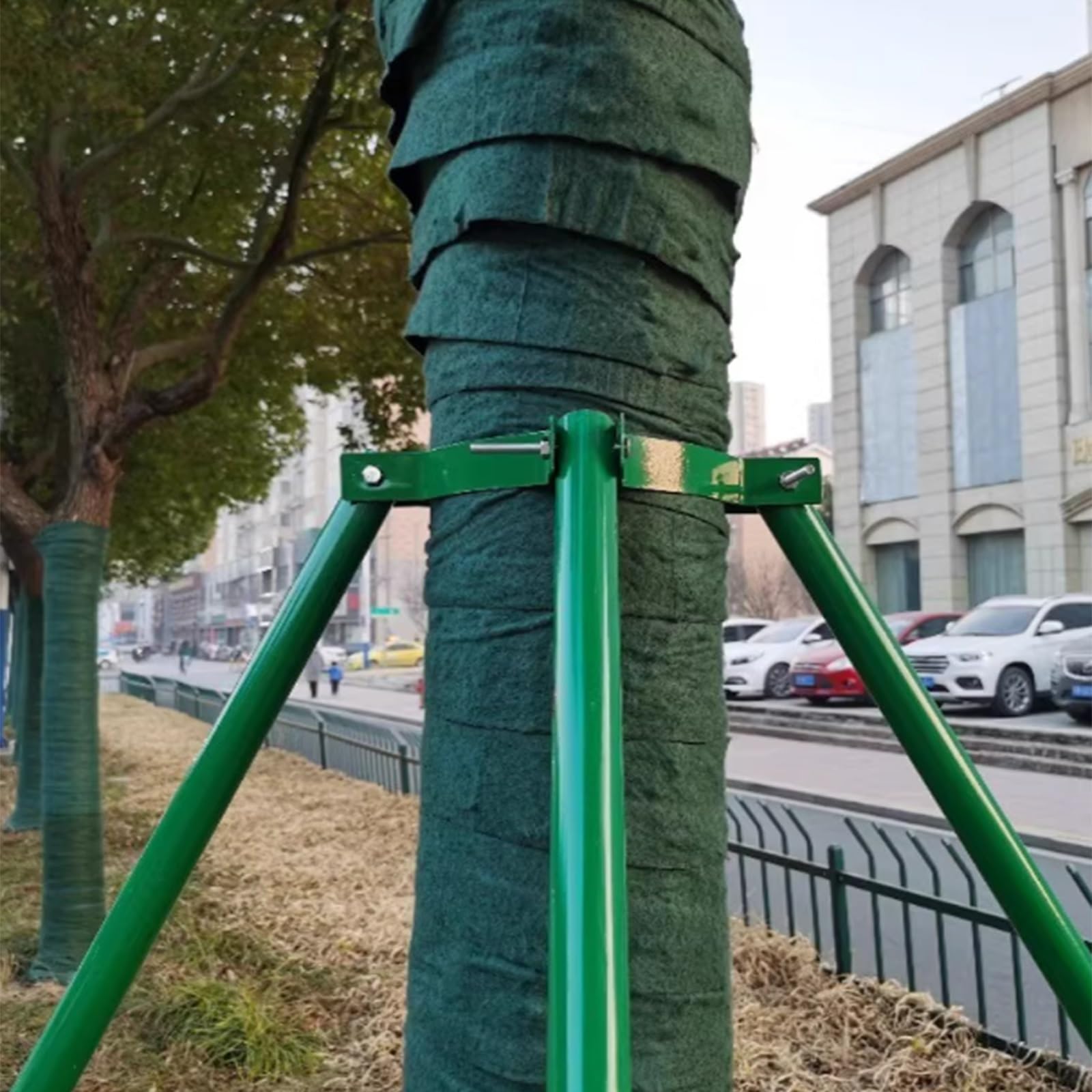 LZMZMQ Baumstütze Stützpfähle Für Obstbaumäste – 10/15/20/25/30/34/40 cm, Verstellbare Baumstützen, Set Für Gartenbegrünung/Baumstützen Auf Bauernhöfen(Dia 40cm(15 5/7in),1m/3.3ft)