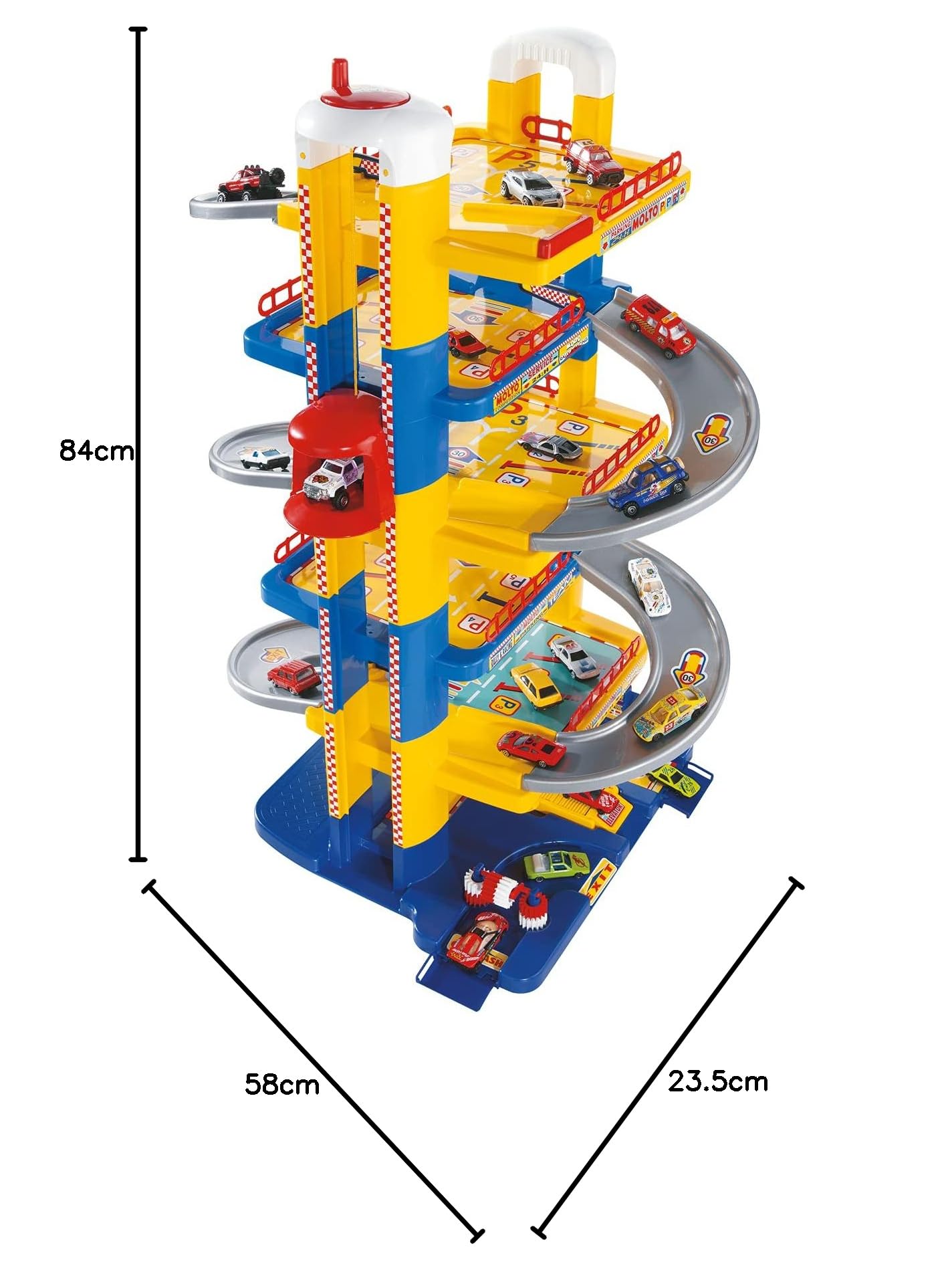 M Molto Garage Toy Parking For Children With Floors Desertcart