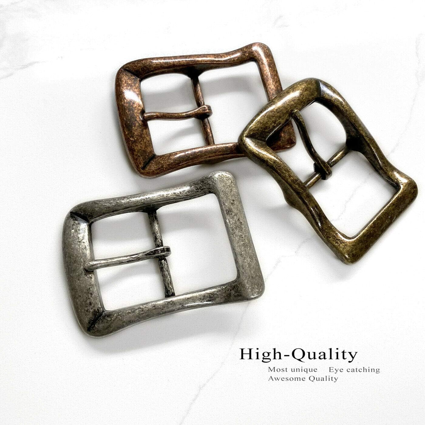 Replacement Belt Buckle fits 1-1/2"(38mm) wide Belt Strap - Multi-Style Options - Image 2