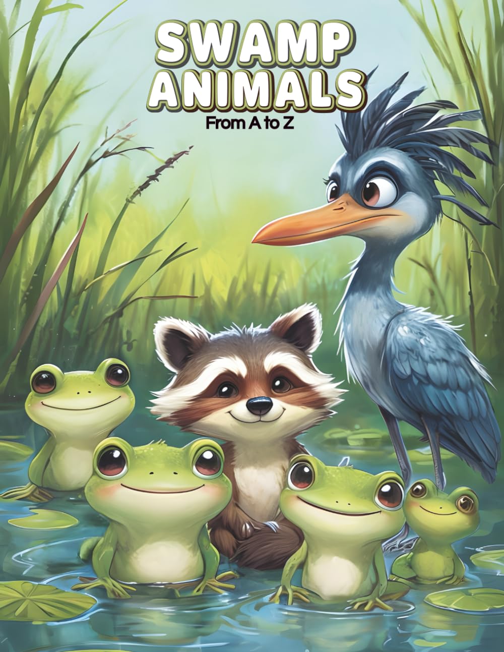 Swamp Animals from A to Z: Swamp Animals from A to Z (CD Creations A–Z Coloring Series)