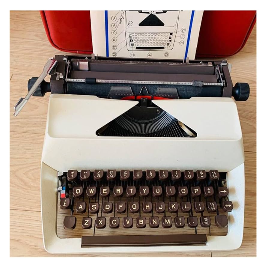 ヒサarchi TYPEWRITER ALLINONE ZXNQ Classic Manual Typewriter (Normal use) with Ribbon