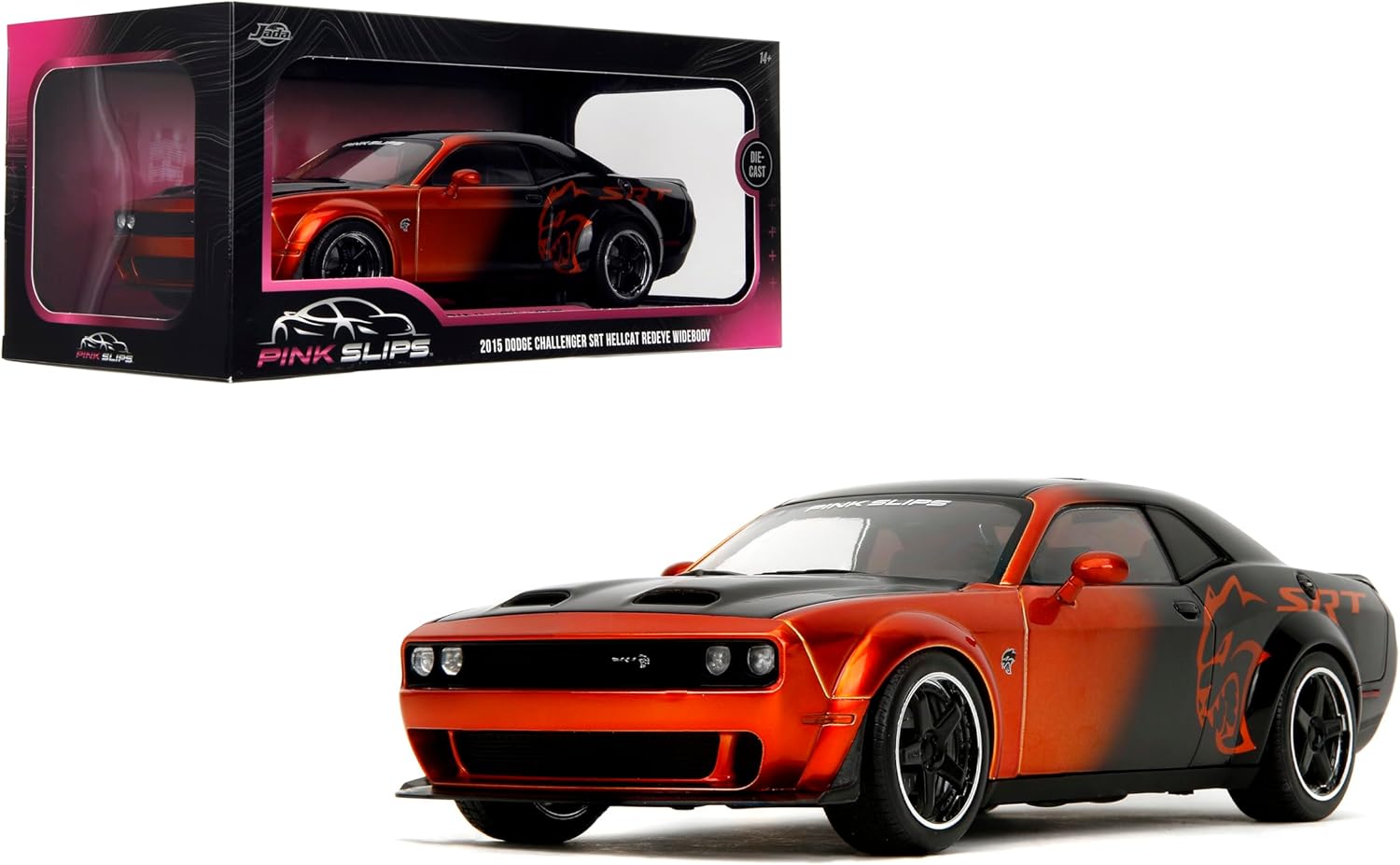 Jada 1:18 Pink Slips Dodge Challenger Redeye