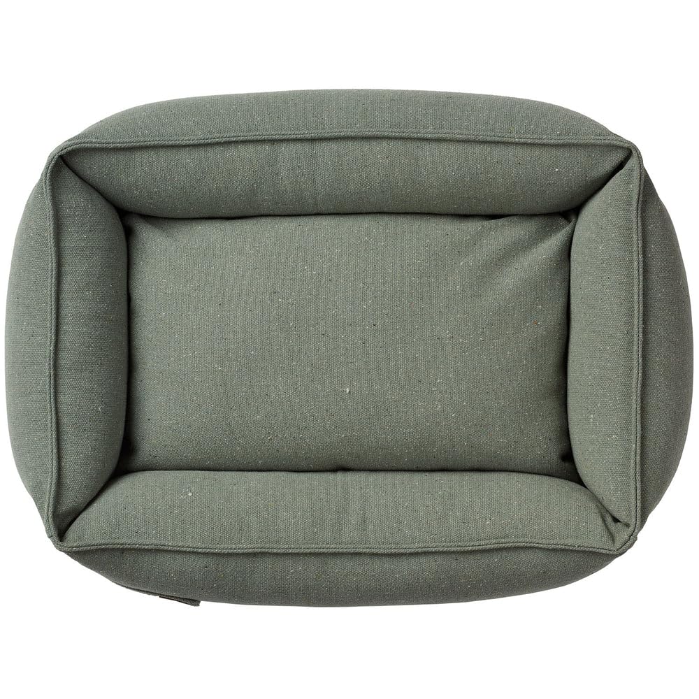 HUNTER Hundesofa Belluno, Farbe: Creme, mit robustem Strukturstoff, vorwiegend recycelte Materialien, nachhaltig, rutschhemmend, stilvoll und modern, Größe: M