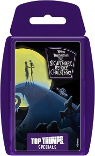 Top Trumps Card Game Nightmare Before Christmas – Family Games for Kids and Adults – Learn and Play – Kid Card Games for 2+ Players for 6 Plus Years Old