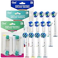 Vista 2 de Repuesto para cabezales de cepillos de dientes, compatibles con Oral B, paquete de 12 cabezales