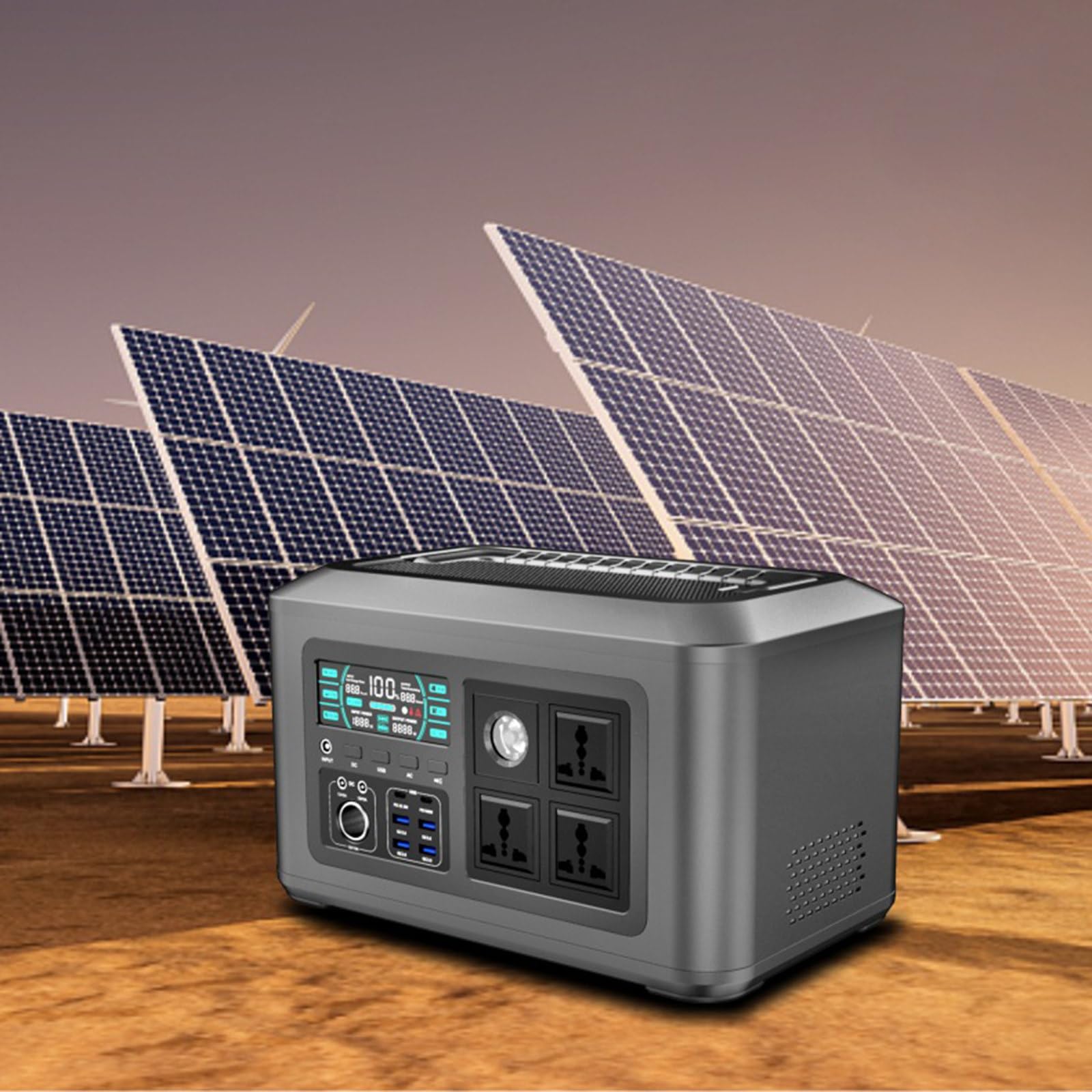 Wielofunkcyjny 220V1000W Zewnętrzny magazyn energii Zasilacz 32000Mah Pojemność Outdoor Camping Zasilanie awaryjne