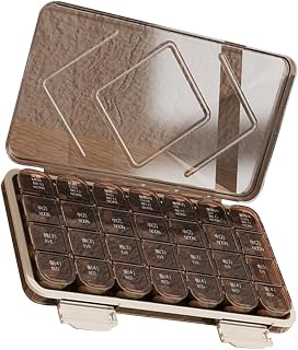 Medicine Tablet Dispenser, Travel Pill Organizer Tabletttillskott Holder | Bärbar apotekslåda Medicinsk låda för hemmakontor