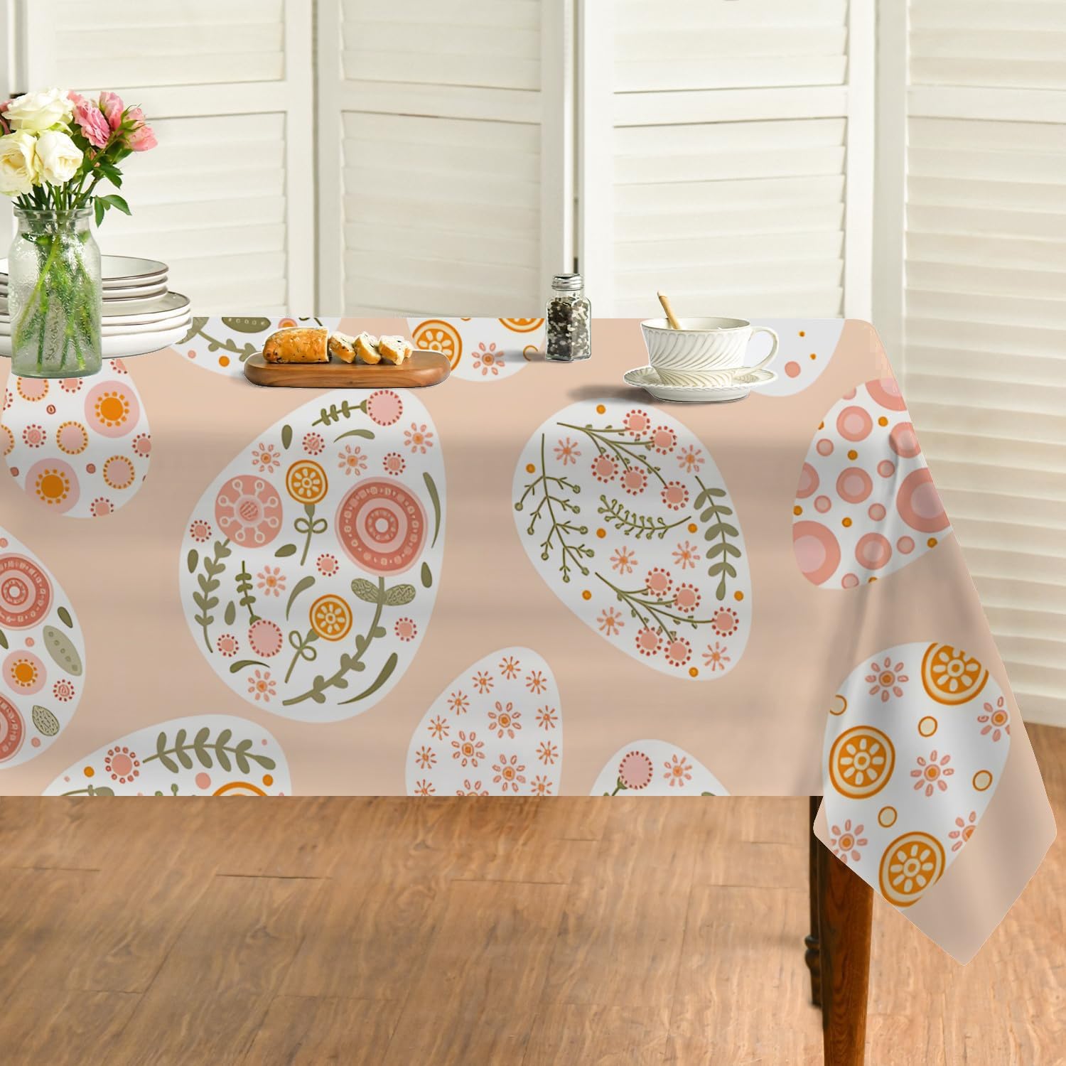 Nappe rectangulaire anti-tache lavable pour éliminer les salissures lors de mariages et fêtes