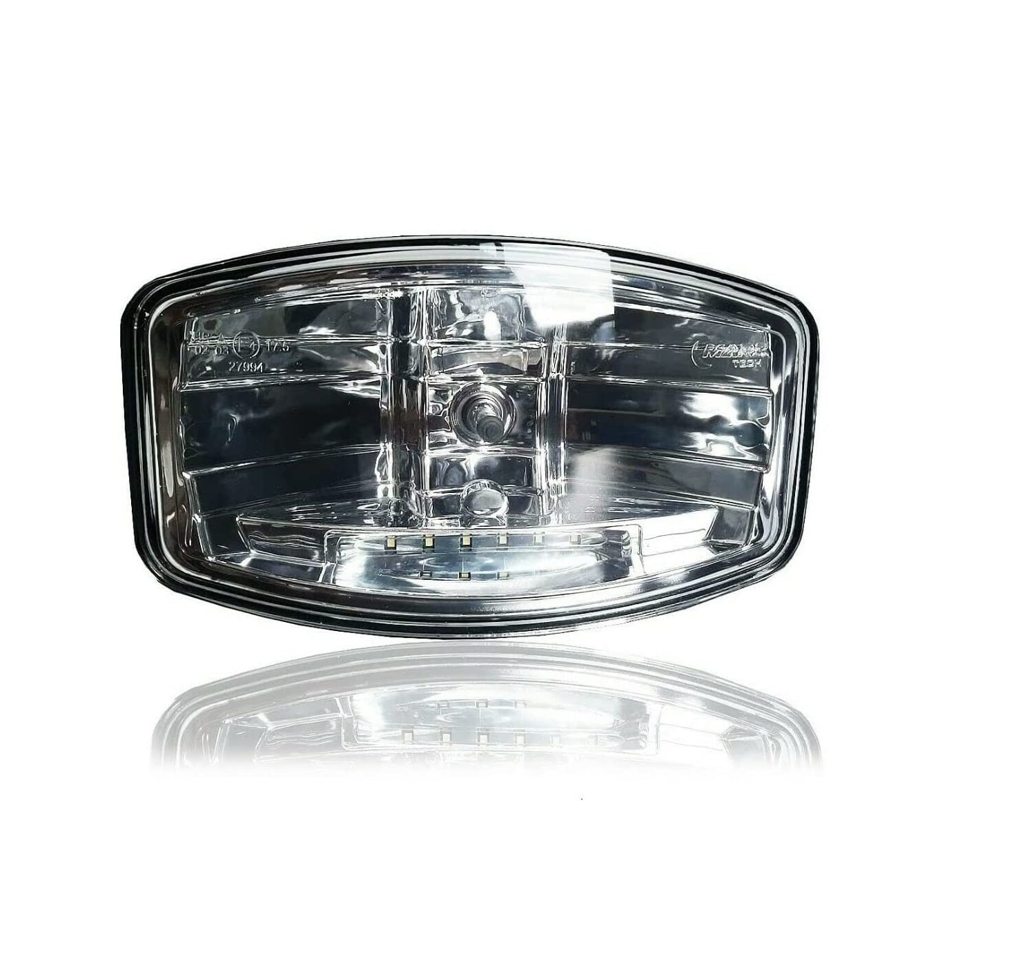 Faro Profondità Jumbo Abbagliante H7 Alogeno Luce di Posizione Gialla Per Camion 12/24V Omologato