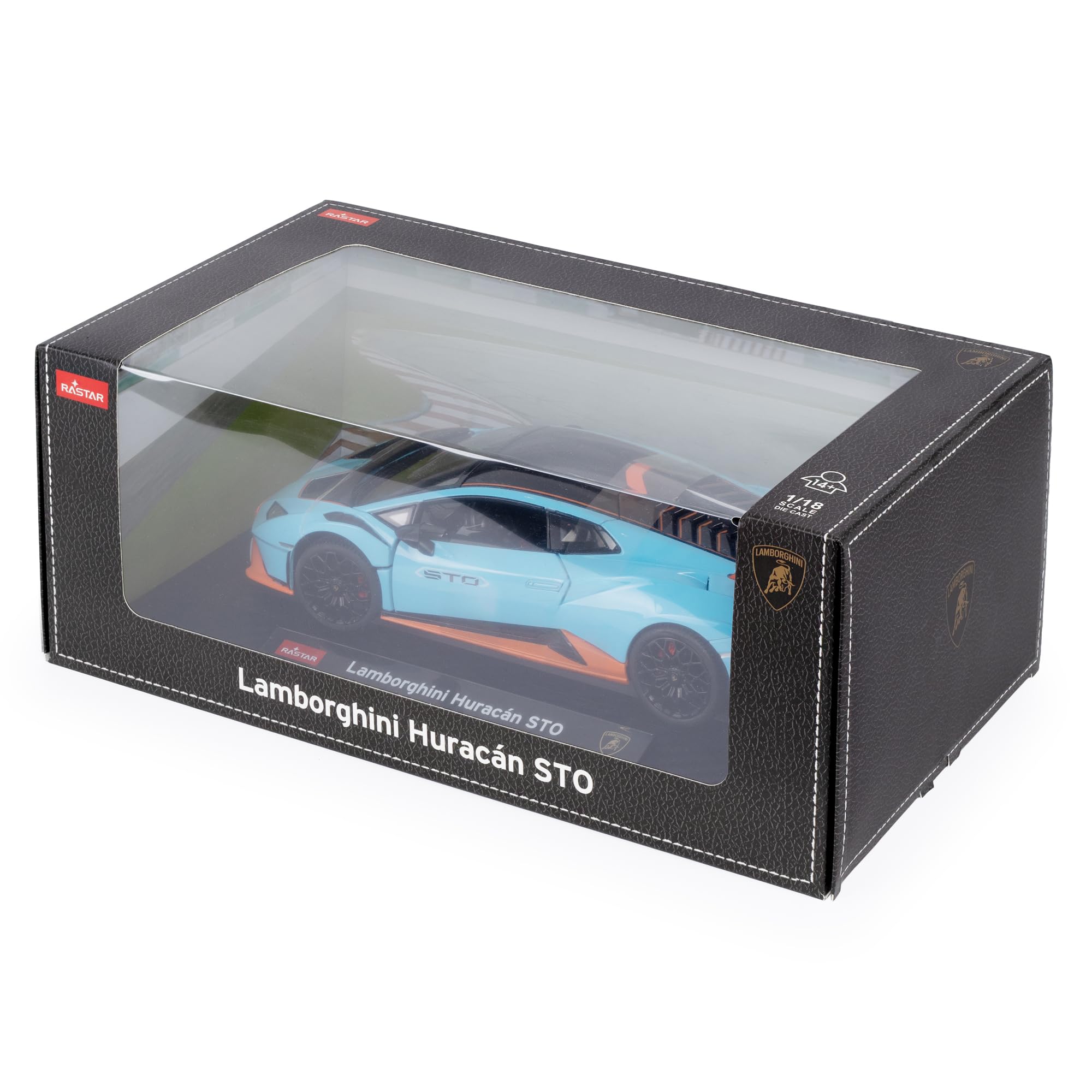 CMJ Lamborghini Huracan STO Modellino auto in scala 1:18 | Edizione fedele al dettaglio da collezione | Prodotto con licenza ufficiale