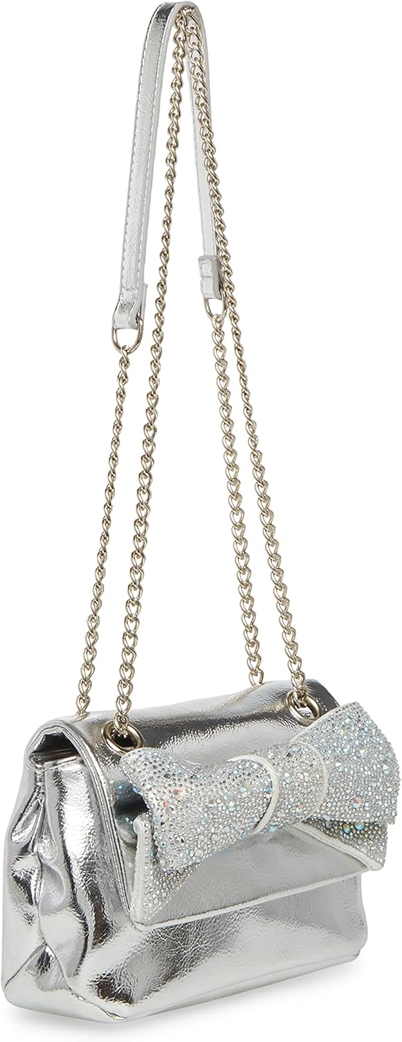 Betsey Johnson womens Betsey Johnson All That Shimmers Bow Bag