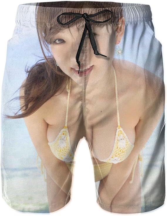 Amazon Co Jp 精選品の輸入 篠崎愛 2 メンズ サーフパンツ インナー付き ビーチパンツ 通気性 速乾 ファッション 3ｄプリント 短パン 人気 夏 水陸両用 旅行 レジャー スポーツパンツ ファッション