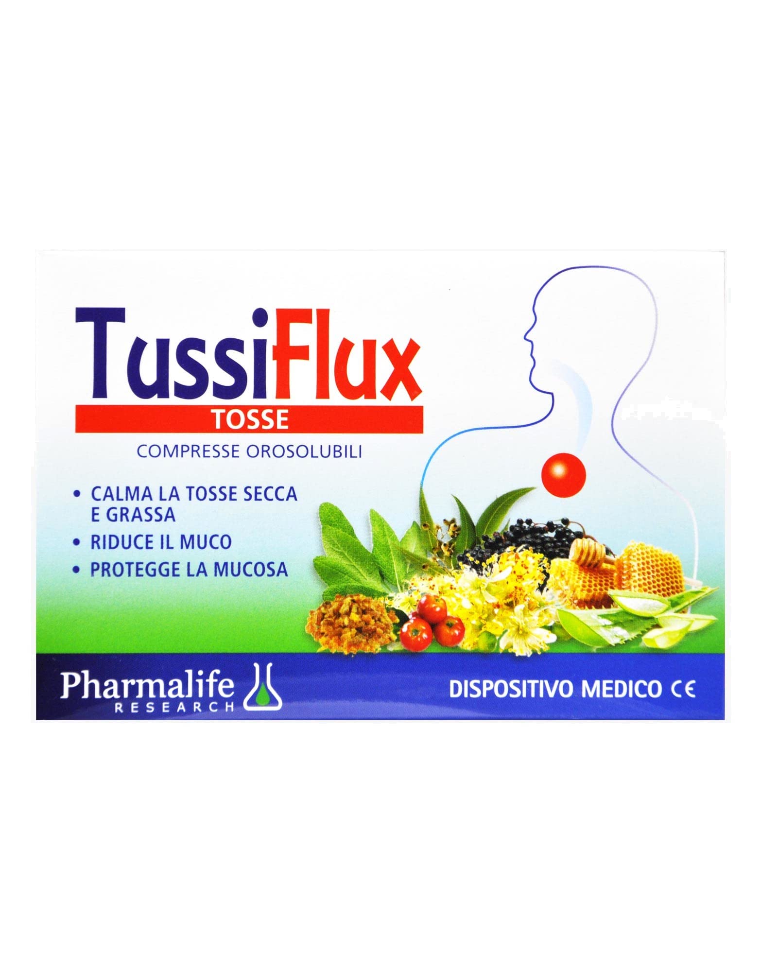 Pharmalife Tussiflux Tosse 30 Compresse Orosolubili