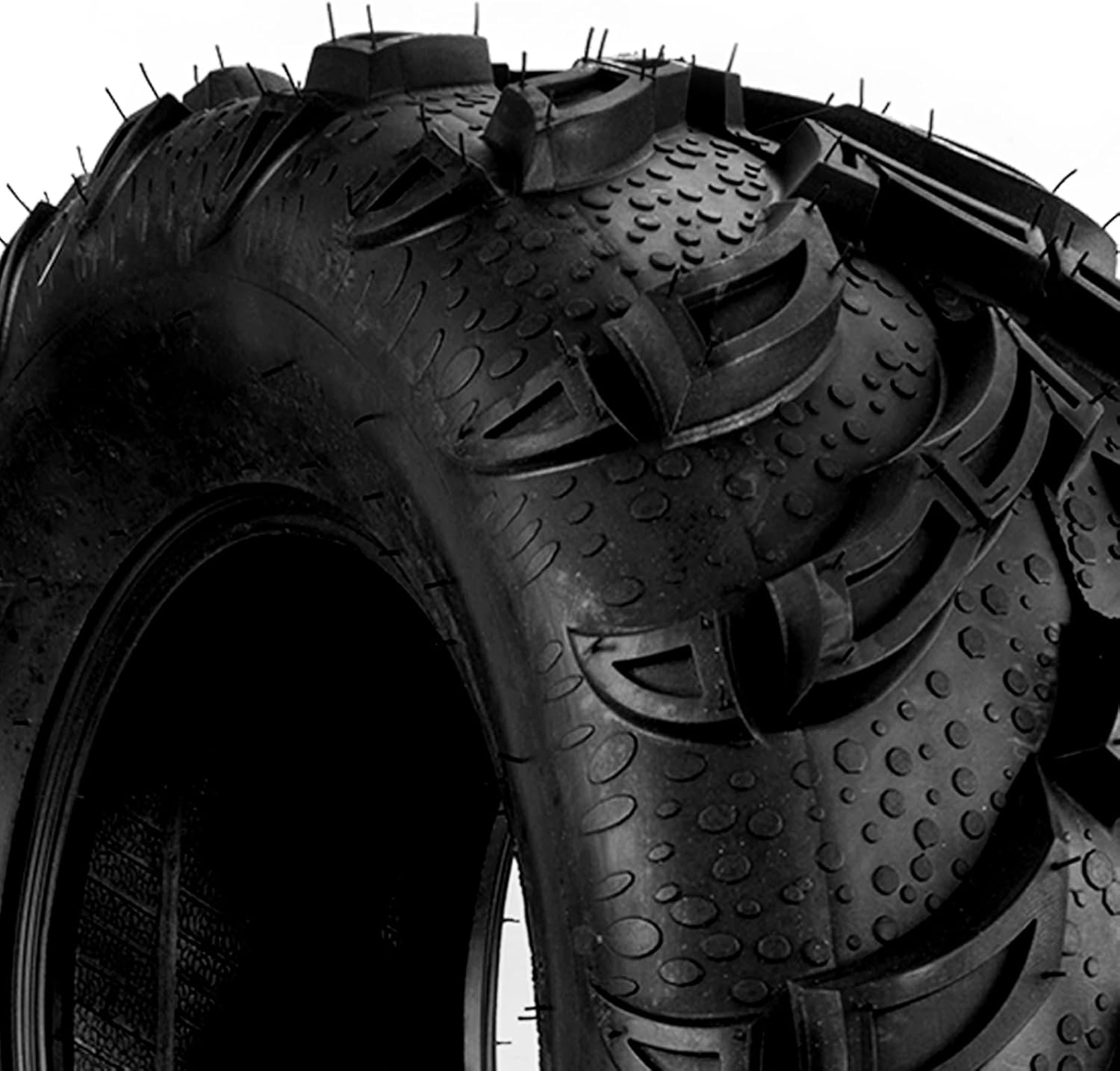 PHILTOP ATV/UTV 25x10-12, 6 Ply, 2x ATV Tires Suitable for Go Kart, Racing, Four Wheeler, Quad, Mud Sand Trail Off Road