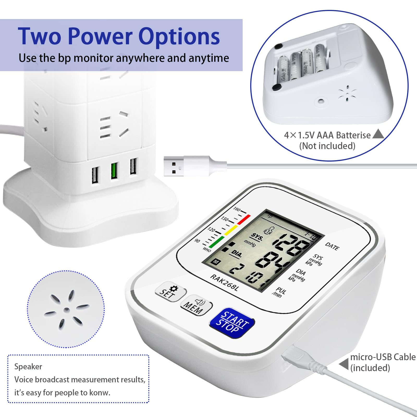 OxPro BP1 Blood Pressure Montor - CE Certfed - MHRA Regstered