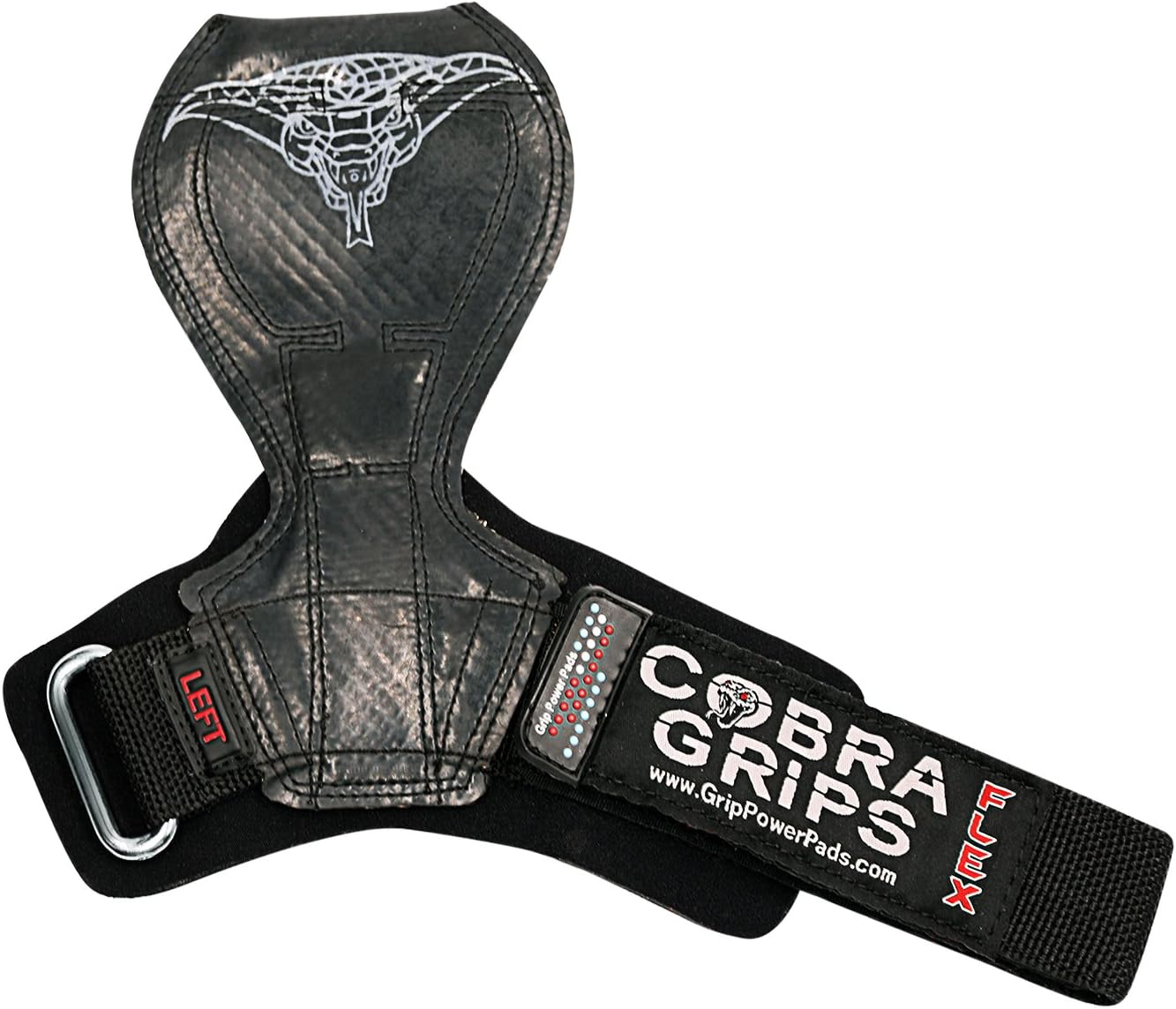 Cobra Grips Flex Model Weight Lifting Gloves Heavy Duty Straps Alternative Power Lifting Hooks for Deadlifts with Padded Wrist Wrap Support Bodybuilding