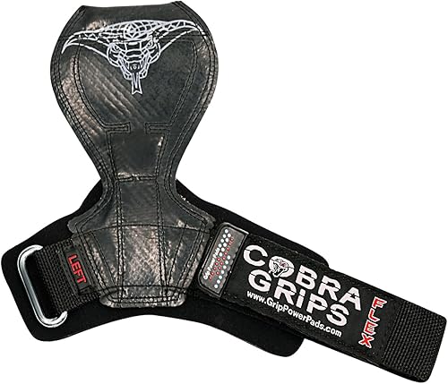 Miniatura 3 de 2018 Cobra Grips Flex Modelo Guantes de Levantamiento de Pesas Correas Resistentes Ganchos de Elevación de Potencia Alternativa para Peso Muerto con