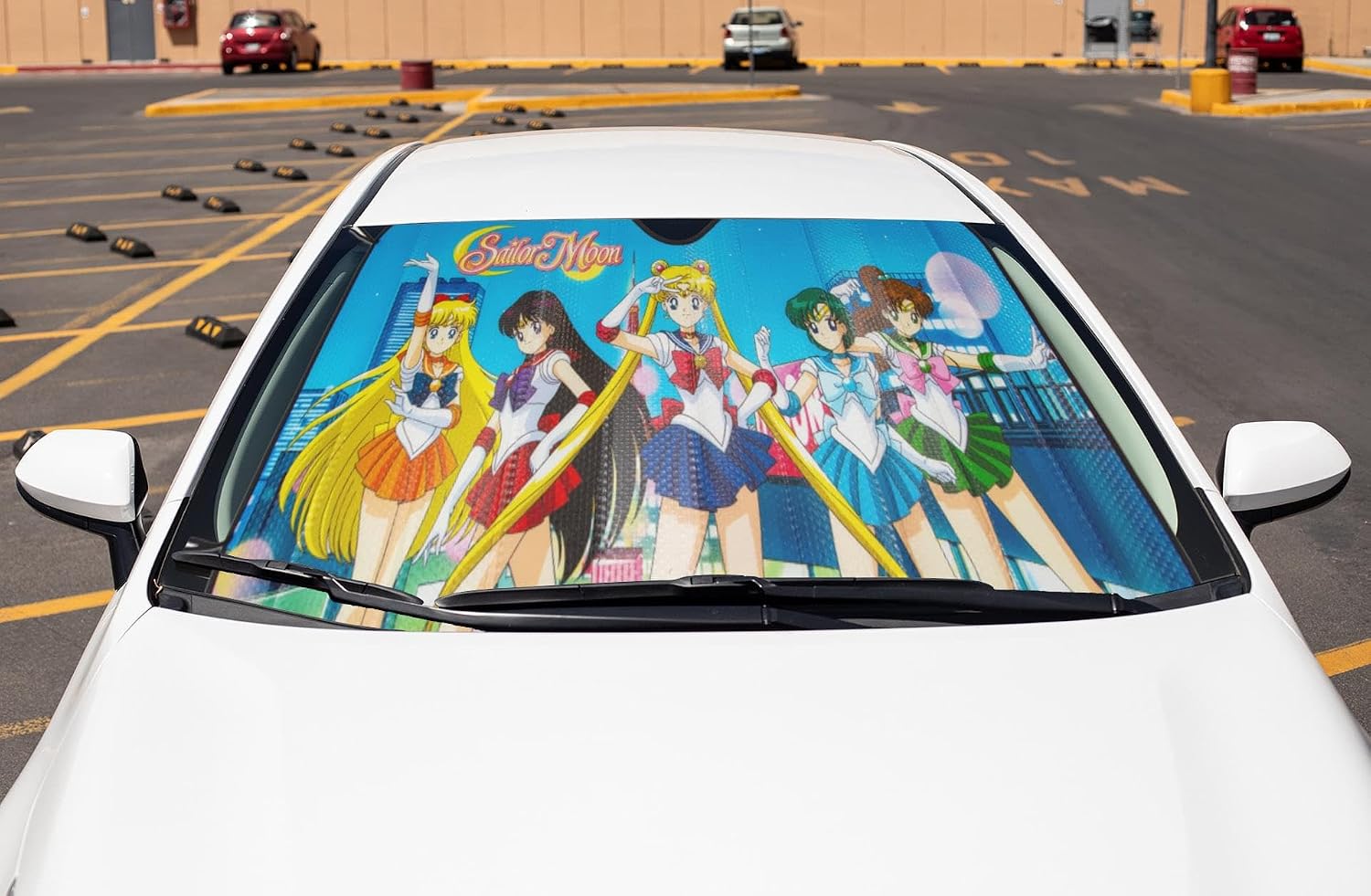 Stunned Mind Sailor Moon Sunshade Featuring All of The Sailor Scouts
