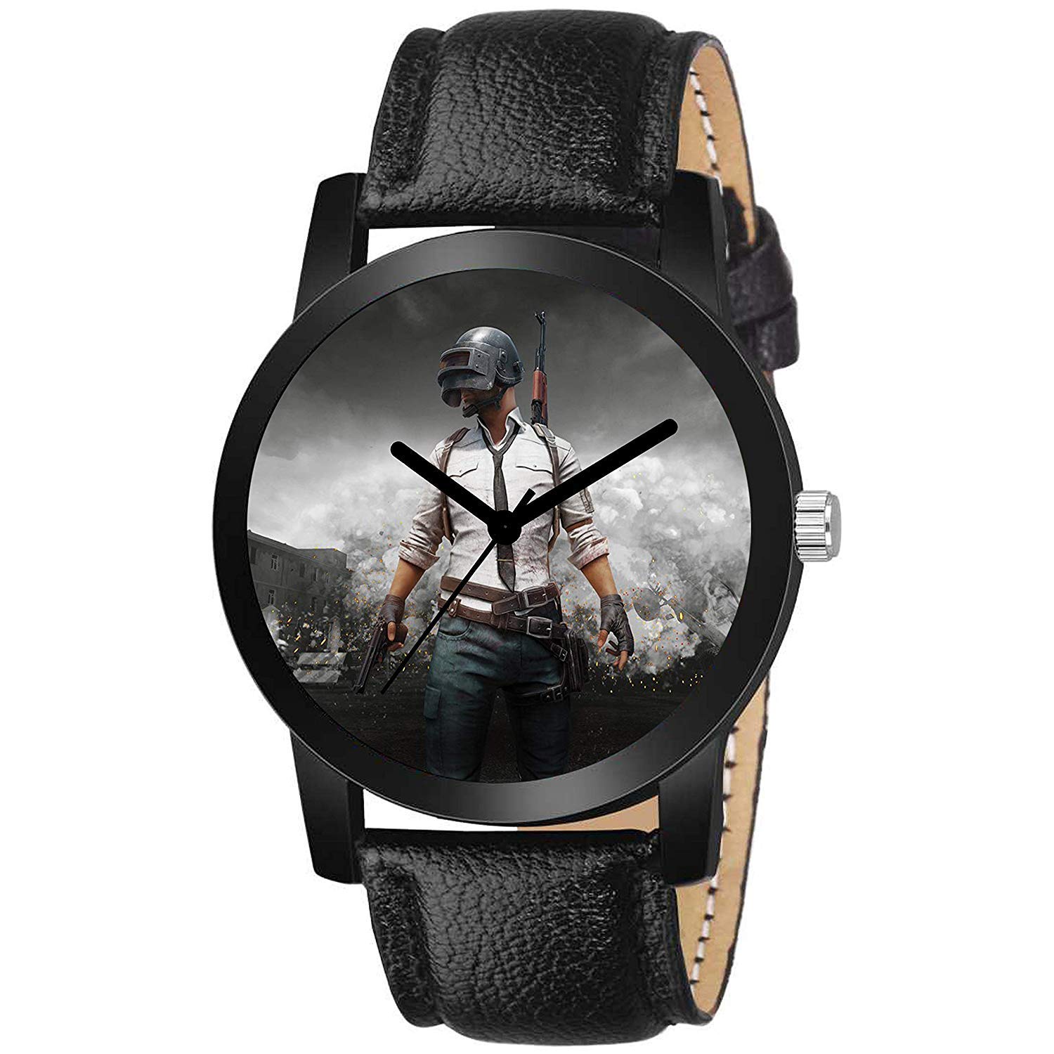 FROZIL Analogue Black Dial Pubg Leather Strap Watch for Boys & Men (B085B52NV6) Amazon Price History, Amazon Price Tracker