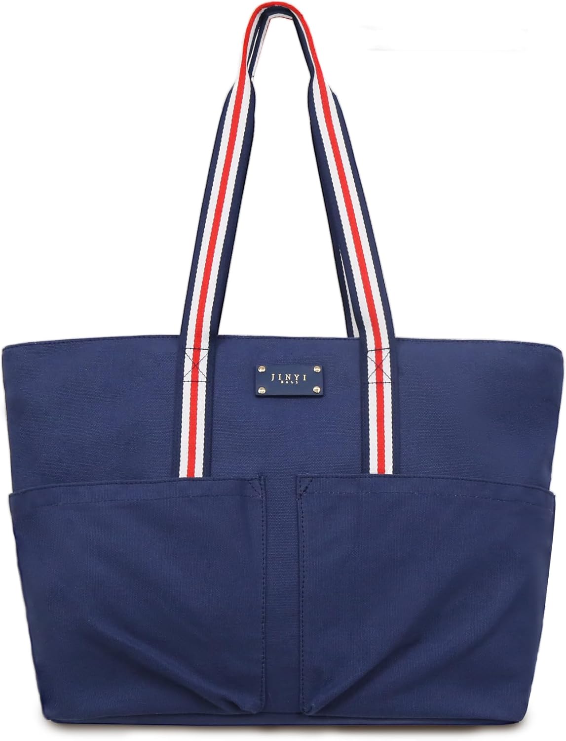 Canvas Tote Bag for Women, Large Capacity Travel Shoulder Bag, Heavy Duty Canvas Tote Bag for Work, College, Beach