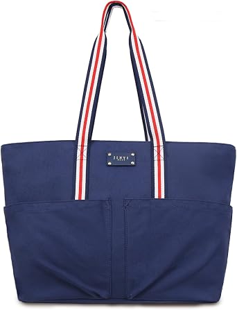 Canvas Tote Bag for Women, Large Capacity Travel Shoulder Bag, Heavy Duty Canvas Tote Bag for Work, College, Beach